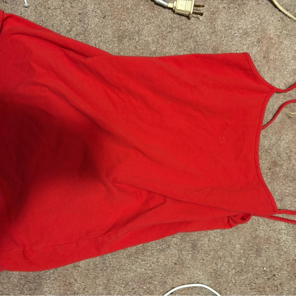 Time and Tru Red Kids Tank Top